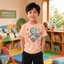 Áo cộc tay bé trai học sinh tiểu học mềm mịn thấm hút tốt Size 90-150