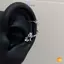 1 Ngôi Sao Vòm Hành Tinh Xoắn Ốc Xương Tai Móng Tay Dành Cho Nữ Thời Trang Mới Màu Bạc Bông Tai Phụ Kiện Mới