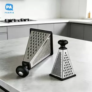 Dụng cụ gọt kim tự tháp 4 mặt bằng thép không gỉ có tay cầm chống trượt Hoàn hảo cho nhà bếp gia đình Phô mai vụn Rau củ khoai tây Cà rốt VN