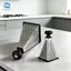Dụng cụ gọt kim tự tháp 4 mặt bằng thép không gỉ có tay cầm chống trượt Hoàn hảo cho nhà bếp gia đình Phô mai vụn Rau củ khoai tây Cà rốt VN
