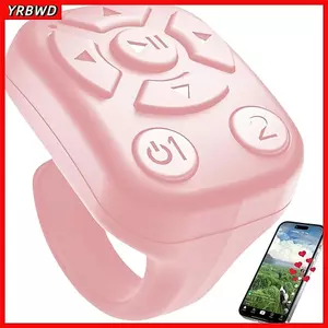 Vòng cuộn ứng dụng YRBWD, Công nghệ Bluetooth Điều khiển đầu ngón tay Điều khiển từ xa Bluetooth, Ghi Video trực tiếp Thiết kế không dây Máy nhấp chuột từ xa Điều khiển máy ảnh Shutter E-Reader