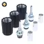 {TB & Bag} Phụ kiện lắp ống máy giặt áp lực cao D14 D15mm Ring Nut M22 Máy giặt ô tô Ống làm sạch nước Lắp đầu nối xoắn.