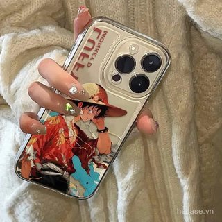 Ốp Điện Thoại Phong Cách Mới Mũ Rơm Phiêu Lưu Vua Anime Silicone Thích Hợp Cho iPhone 16promax 16 15 14 pro max 14plus xr xs 13 12 11 promax 17promax 15pro Vỏ Bảo Vệ Chống Sốc