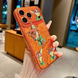 Ốp Lưng IPhone 13 15 11 17 16 12 14 ProMax Hình cáo và thỏ 7 8Plus XR X XS Max