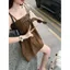 Váy ngắn nữ in họa tiết da báo bán chạy (Dây đeo vai có thể điều chỉnh)