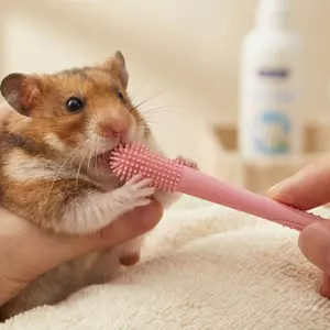 Top 2In1 Bàn Chải Đánh Răng Thú Cưng Lông Mềm Cho Chó Nhỏ Đến Lớn Mèo Làm Sạch Răng