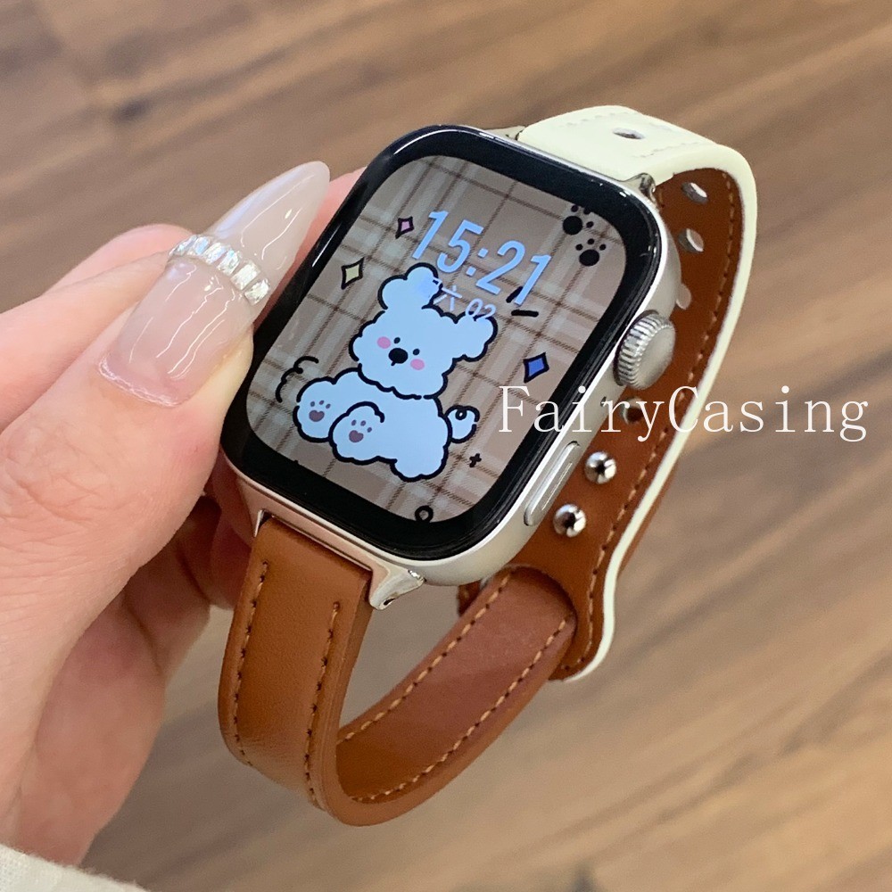 Dây đeo đồng hồ bằng da Tương thích với Huawei Band 11 Pro 10 9 8 Honor 9 10 Braclet cho Huawei Band Fit 3 2 4 4pro Band