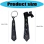 FF Jk Đồng Nhất Cà Vạt Đen Khắc Kim Loại Chữ Thập Cổ Nhật Bản Jk seifuku Cosplay Dây Buộc Trước Nữ Sinh JK Phù Hợp Với Cổ