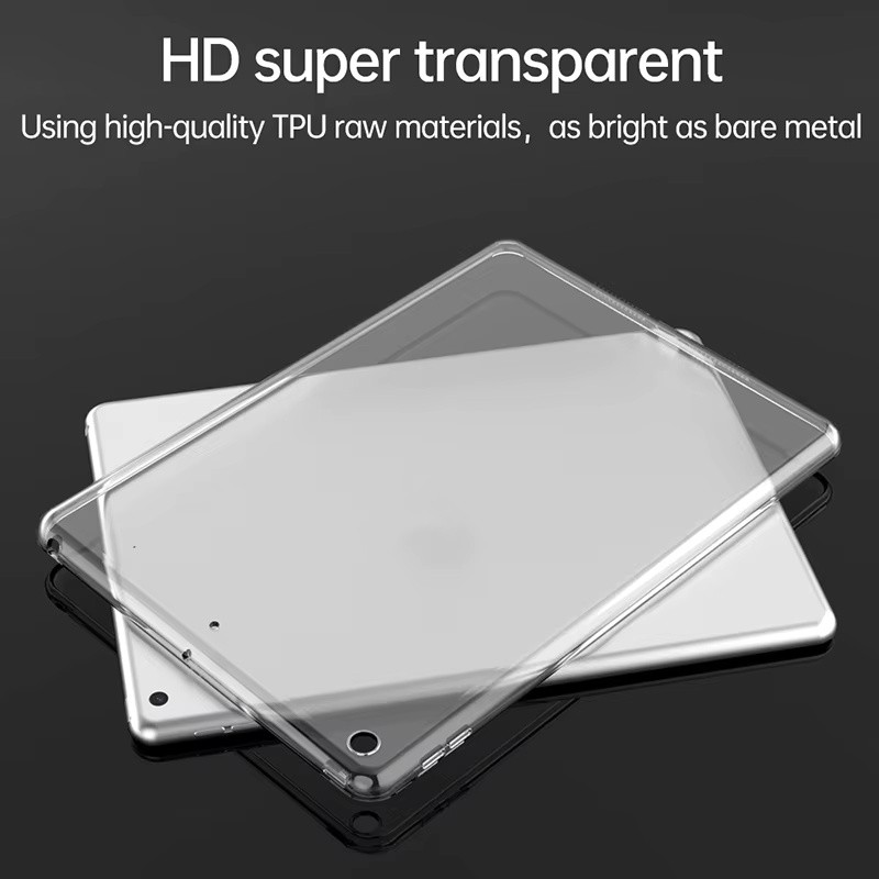 Ốp Lưng Mềm Trong Suốt Cho iPad 11th A16 Air 11 "M2 / M3 10th 10.9inch mini 6 8.3" 7 8 9 10.2 "Air 4 / 5 / 6 10.9" iPad Air 3 10.5 "iPad Air 9.7 '' iPad Pro 11