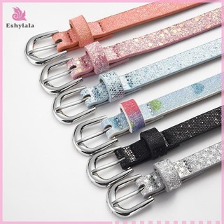 Thời Trang Sáng Bóng Lấp Lánh Nữ Thắt Lưng Vuông Pin Khóa Quần Jean Thắt Lưng Nữ Dây Thắt Lưng Quần Jean Bạc Hồng Dây Trang Trí [MỚI]