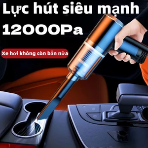 Máy Hút Bụi Ô Tô Công Suất Lớn - Mini Không Dây, Kiêm Thổi & Hút, Đa Năng Cho Xe Hơi & Nhà, Chuyên Hút Lông Thú