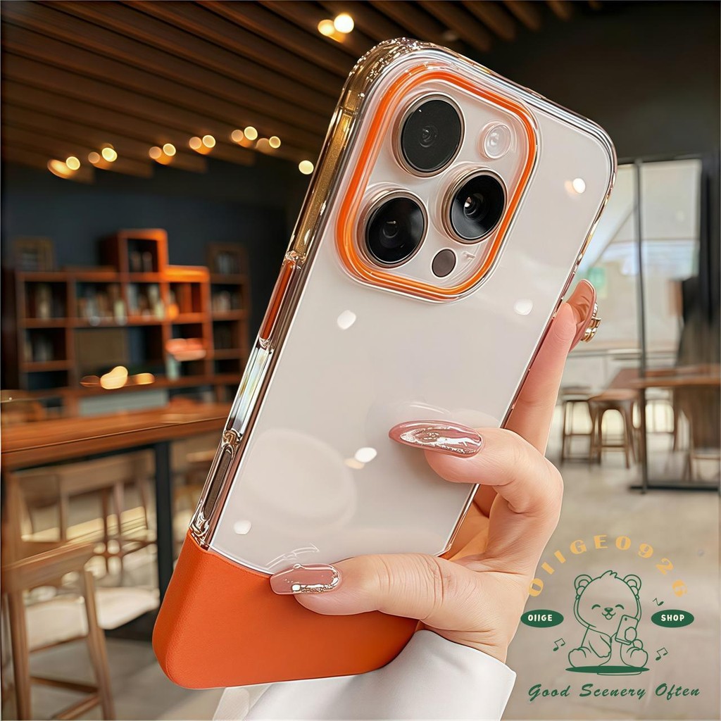 Khâu màu Vỏ điện thoại iphone16 Pro Max 15 14 13 12 vỏ cho vỏ iPhone PC Vỏ cứng chống sốc