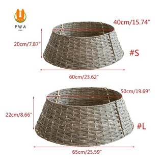 Váy cây thông Noel tròn - Trang trí giỏ cổ điển cho chân cây