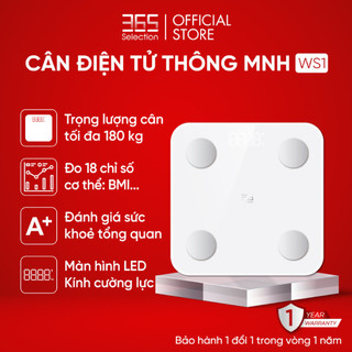 [Có bảo hành] [Chính hãng] Cân điện tử thông minh Weight Scale 365 Selection WS2 (365-SEL-606)