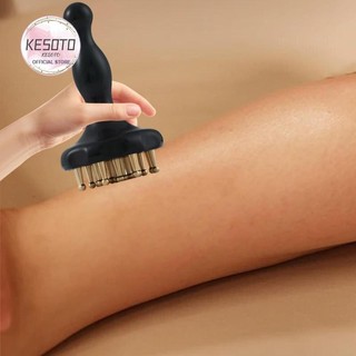 Bàn chải Massage cơ thể bằng đồng thau Guasha Cạo Hướng dẫn sử dụng Thư giãn cơ thể Bàn chải áp lực kinh tuyến cho mẹ Salon Người phụ nữ