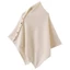 SUNKISSD Pashmina Khăn Choàng, Dày Không Đều Dệt Kim Dày Ấm Áp Poncho, Ấm Áp Có Nút Áo Len Thường Ngày Khăn Choàng Khăn Mùa Thu Đông