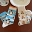 Phụ nữ hoạt hình dễ thương bánh mì đậu phộng mèo đen chim cánh cụt cotton vớ phù hợp cho mùa thu đông