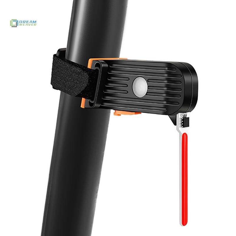 Đèn hậu xe đạp cảnh báo nước chạy bộ sạc Type-C sáng tạo cho đi đêm