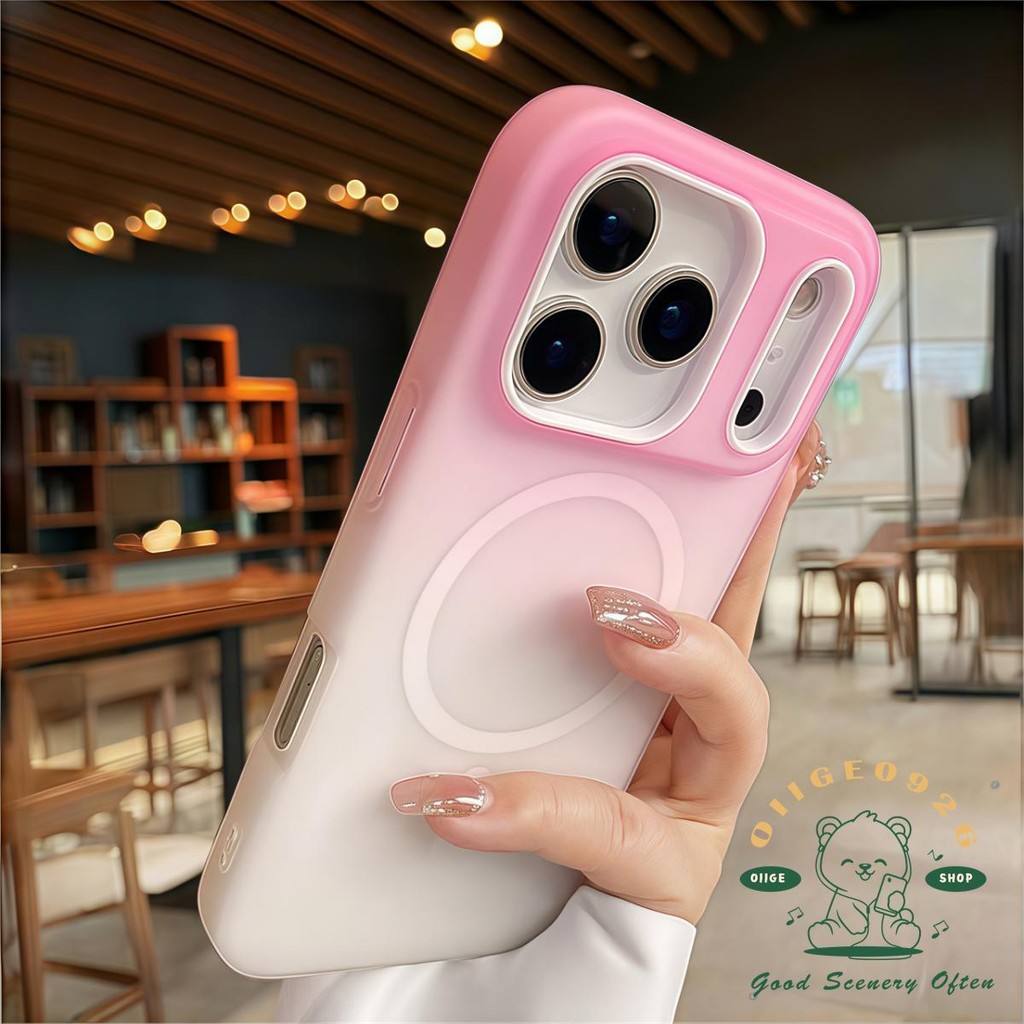 【 Ốp lưng iPhone17 】 Ốp điện thoại từ tính lỏng mờ iphone17 Pro Max 16 15 14 13 12 cho vỏ iPhone Vỏ mềm silicon TPU chống sốc