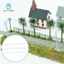 Gamchiano 3 Mẫu Đường Sắt Phong Cảnh Cáp Lưới Điện Bố Trí Tỉ Lệ 1: 160 N Mini Dễ Dàng Lắp Đặt Trang Trí Cho Mô Hình Cảnh Thu Nhỏ