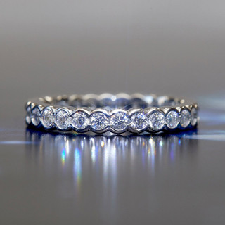 Nhẫn bạc S925 zircon đơn giản - Trang sức cưới nữ cao cấp