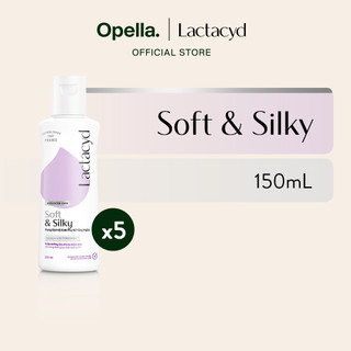 Bộ 5 chai Dung Dịch Vệ Sinh Phụ nữ Lactacyd Soft & Silky Dưỡng Ẩm 150ml/ chai