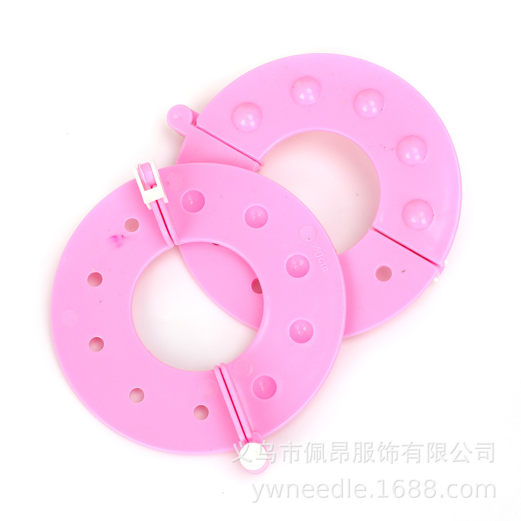 Hàng sẵn có Dụng cụ đan kiểu mới Máy làm bóng len Pompom đóng hộp cho máy làm bóng sợi 4 mẫu Gói DY010 L4EM