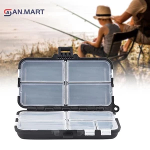 Bigdealssuper Hộp đựng dụng cụ câu cá hai lớp có thể tháo rời Hộp đựng mồi, 60-100 vật phẩm siêu