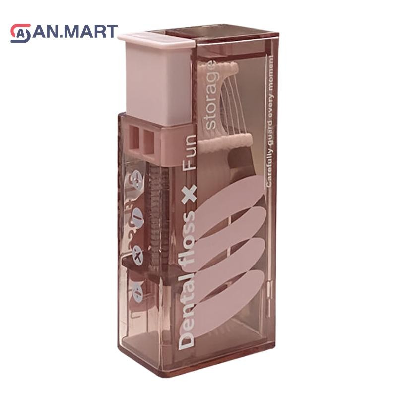 Bigdealssuper Hộp đựng nha khoa tự động Chăm sóc vệ sinh răng miệng Hộp đựng bóng nha khoa di động Tiện lợi với 10 chiếc Nha khoa Flos siêu
