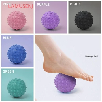 LAMUSENJ Bóng Massage Yoga, Bóng Massage Thể Dục Điểm lồi Hình Chữ Hoa, Massage Điểm Trị Liệu Cổ Tay Bóng Massage Nhiều Màu Sắc Cho Chân / Vai / Cổ
