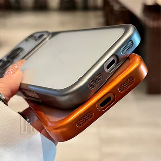 [JLK] Ốp điện thoại mờ mạ UV siêu mỏng mới sang trọng chống trượt 17 Pro Max cho iPhone 17 Air 17Pro 17ProMax Lens Film Bảo vệ Vỏ PC cứng mờ