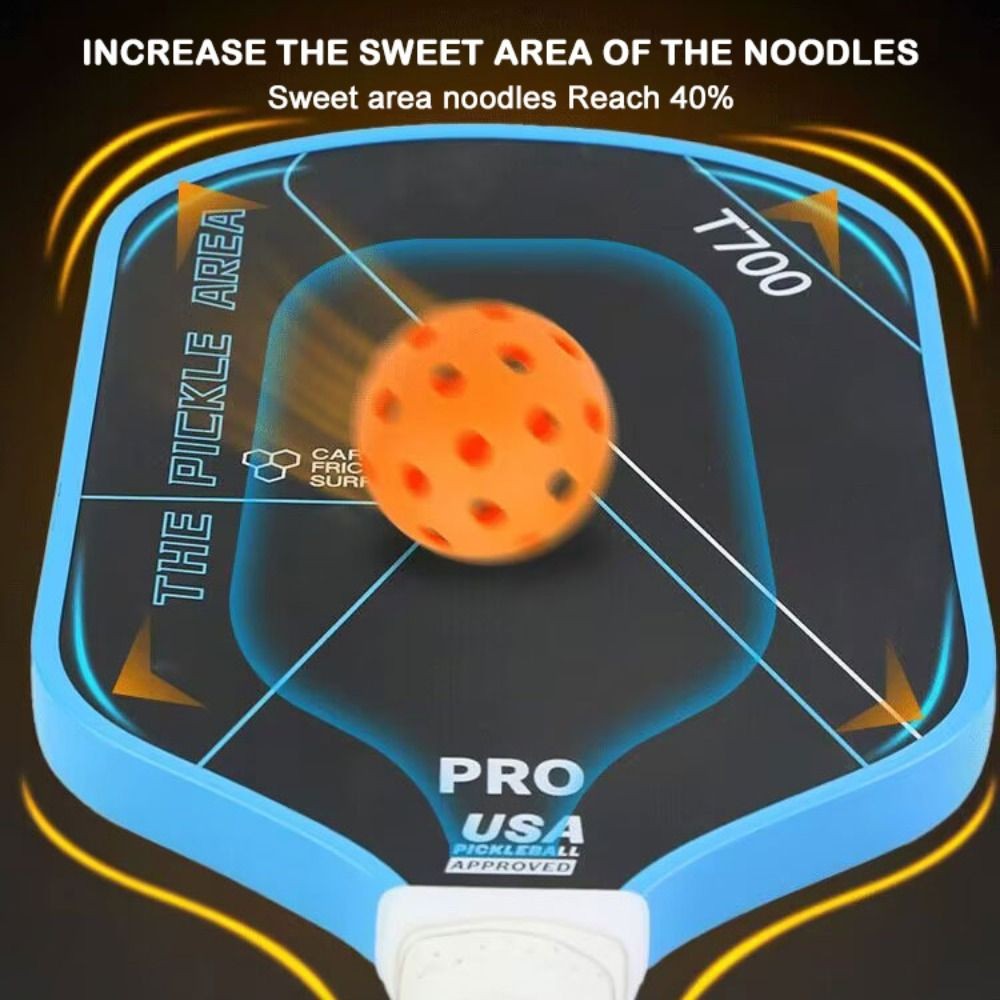 Vợt Pickleball Margredy T700 16mm, Sợi Carbon Bề Mặt Mờ, Được Phê Duyệt USAPA