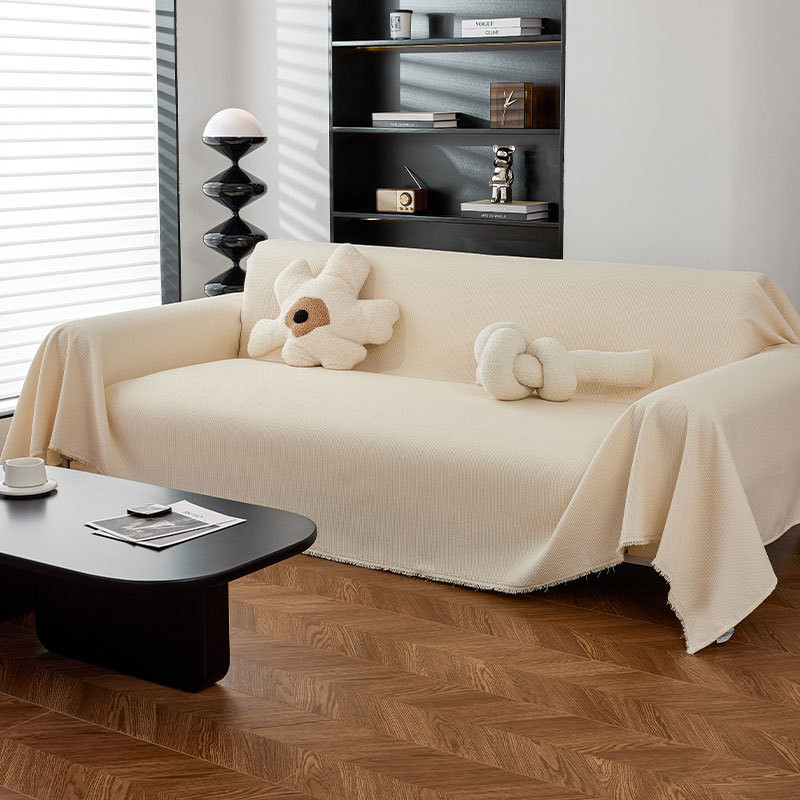 Chăn Sofa Chống Thấm Nước Lười Nhật Bản Mới, Vỏ Sofa Vách Ngăn Chống Trơn Trượt Có Thể Đảo Ngược, Khăn Sofa Siêu Mềm, Thích Hợp Cho Trẻ Em Và Thú Cưng