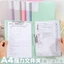 A4 Thư Mục Thư Mục Lưu Trữ Đa Năng Nẹp Sinh Viên Macaron Kiểm Tra Kẹp Giấy Mạnh Mẽ Đơn Đôi Kẹp Văn Phòng Sử Dụng FGVD