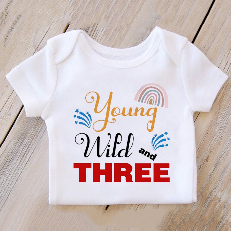 Bé Tháng Tuổi Onesies Thiết Kế Ngộ nghĩnh Dễ Thương Sơ Sinh Sơ Sinh Áo Liền Quần Tay Ngắn Hoang Dã Một Hai Cô Gái Dễ Thương Bé Trai Body Jumpsuit Quà Tặng Tắm Cho Bé KKM6