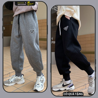 Quần nỉ thu đông bé trai 14-45kg.Quần thu đông cho bé trai mẫu chữ WEAR.Quần dài cho bé trai. D26