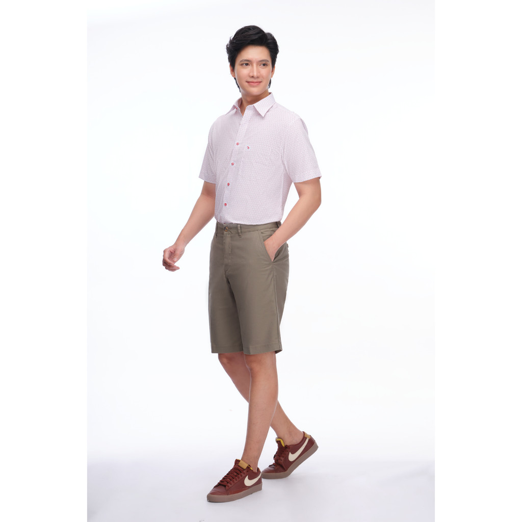 Quần Short Khaki VIETTIEN SMART CASUAL vải Cotton form REGULAR VT00000515