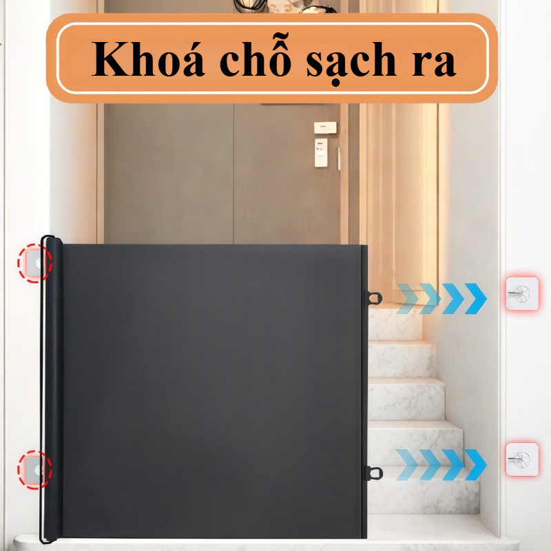 Bảo Vệ Cổng Thú Cưng,cho Bé Có Thể Thu Vào,Trẻ Em Và Vật Nuôi đều Có Thể Sử Dụng,cho Không đục lỗ,dễ lắp đặt