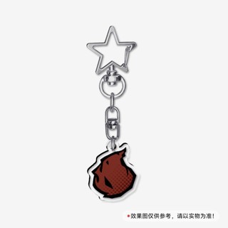 Limbus Company KeyChain Women Guilty Person Logo Key Chain for Men YiSang Key Ring Acrylic Keyring Ryoshu Pendant Cos Gi