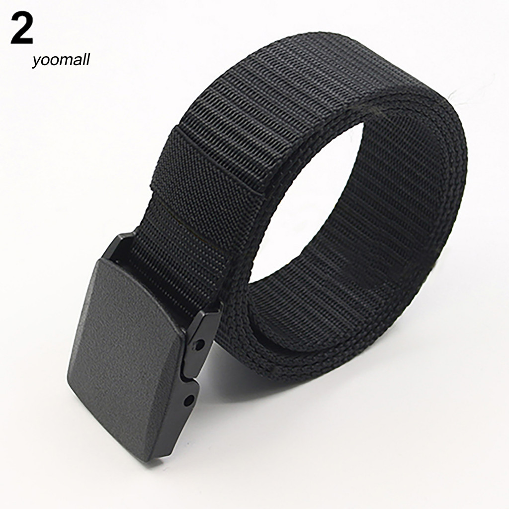 Dây thắt lưng nam thời trang thể thao, chất liệu nylon, thiết kế quân sự