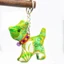 Phong Cách Dân Tộc Handmade Vải Móc Khóa Túi Đồ Trang Trí Hoa Thái Vải Dễ Thương Chó Con Mặt Dây Chuyền