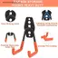 VFZ Móc kim loại hạng nặng Nhà để xe Người tổ chức treo tường Móc treo xe đạp Móc treo tường Chống trượt Móc lưu trữ cho thang Dụng cụ làm vườn OTE