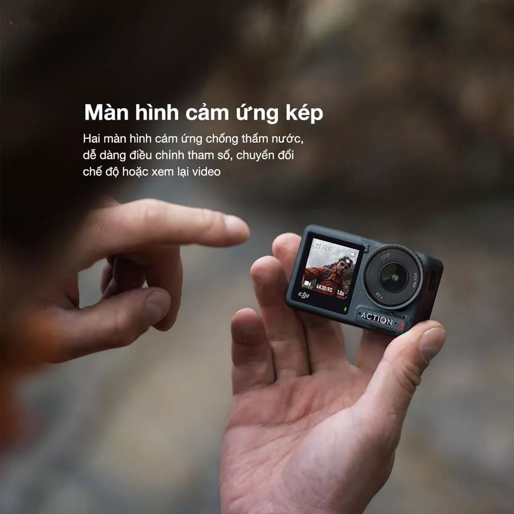 Camera Hành Động DJI Osmo Action 4 Máy Quay Hành Trình 4K,Góc Siêu Rộng, Hoạt Động Tốt Nhiệt Độ Thấp