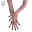 Găng tay ngón tay lưới siêu mỏng Găng tay vui nhộn Cosplay Halloween Hộp đêm khiêu vũ Phụ kiện tiệc cưới Găng tay móng tay