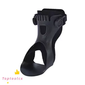 TOPTOOLCX AFO Foot Drop Brace, Hỗ trợ nẹp mắt cá chân chỉnh sửa chân Varus nhẹ, Giảm đau có thể điều chỉnh Khóa thoải mái thả chân Hỗ trợ đi bộ