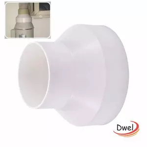 Phụ kiện ống thông gió DWEL Bộ chuyển đổi ABS Ống đường kính thay đổi tại nhà