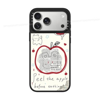 Ốp Điện Thoại Cứng Gương Trái Cây Anh Đào Từ Tính Cho iPhone 17 Pro Max 17 Air 16 Plus 15 14 13 12 11 Vỏ Chống Sốc