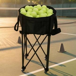 Xe đẩy bóng tennis Jfory có bánh xe Giỏ đựng đồ thể thao dung tích lớn Giá di động cho phụ kiện quần vợt để tập luyện