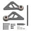 FENDER Cho 1 / 7 Arrma MOJAVE 6S V2 EXB Sợi Carbon Bánh Xe Thanh Bộ Phía Sau Bùn Bảo Vệ Bùn Bùn Chắn Bùn RC Khóa Học Ngắn Sa Mạc Xe Tải Ô Tô
