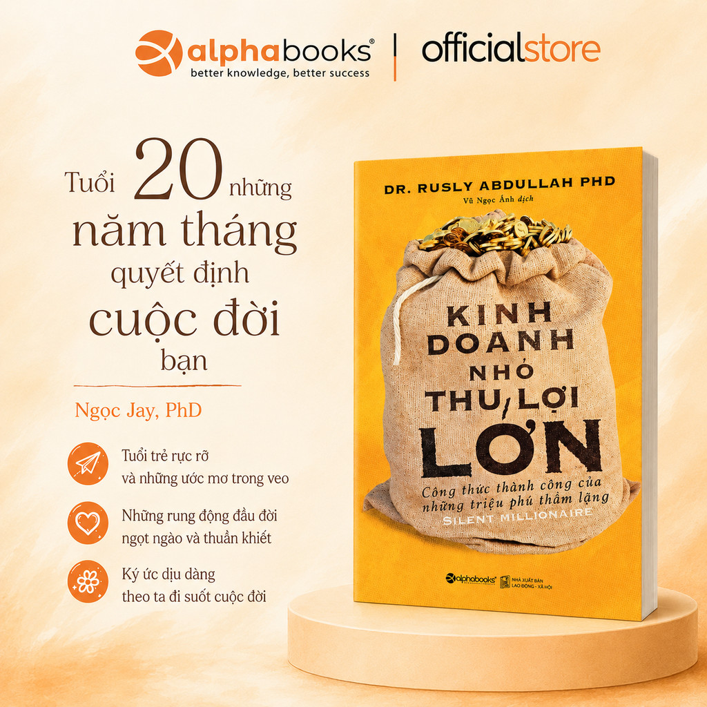 Sách Kinh Doanh Nhỏ Thu Lợi Lớn - Những triệu phú thầm lặng luôn tồn tại giữa chúng ta (Alpha Books)